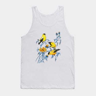 American Goldfinch color pencil Tank Top